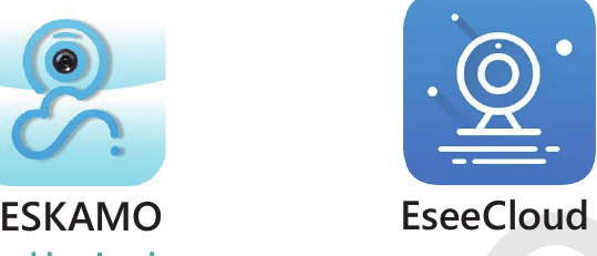 Icone delle app YESKAMO ed EseeCloud