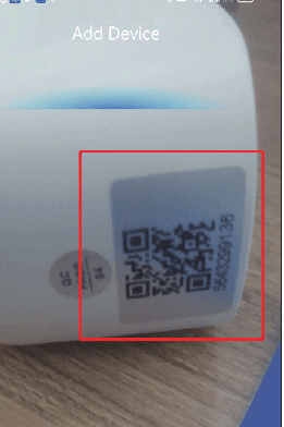 카메라 본체의 QR 코드 스캔하기