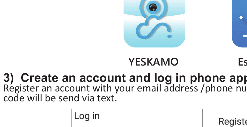 YESKAMOとEseeCloudのアプリアイコン