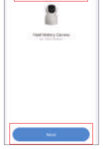 Detected Y660 Battery Camera ready to be added